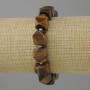 Bransoletka Tygrysie Oko wielościany, średnica 12x10 mm ± koralik 3 mm ±, długość 18 cm ± stretch