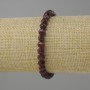 Bransoletka Turmalin Rubelit fasetowany rondel, średnica 6x5, 5 mm+-, długość 18 cm +- strecz