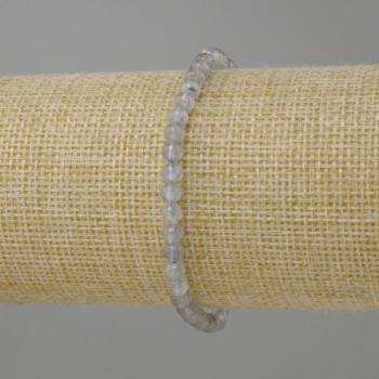 Bransoletka Labrador gładka kulka, średnica 4 mm +-, długość 18 cm +- na gumce (strechu)