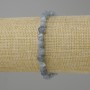 Bransoletka akwamaryn szlifowany w rombik, średnica 6x5 mm +/-, długość 18 cm +/- na gumce (strech)