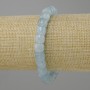 Bransoletka z akwamarynu ronder, średnica 8x7 mm+-, długość 18 cm +- na gumce (strechu)