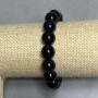 Bransoletka Agat kulka, średnica 12 mm ±, długość 18 cm ± na gumce (stretch)