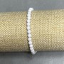 Bransoletka Agat kulka 4,5 mm±, długość 18 cm ± strecz