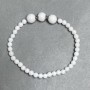 Bransoletka agat kulka 4,5–8 mm ±, długość 18 cm ±, na gumce (strecz)