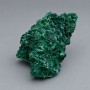 Suwenirny minerał malachit o strukturze włóknisto-promienistej, waga 521 g, 118x66x58 mm+