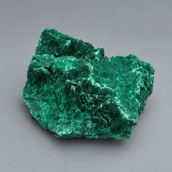 Pamiątkowy minerał malachit o strukturze włóknisto-promienistej waga 552 g 108x80x48 mm+