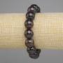 Bransoletka Granat gładka kulka, średnica 13 mm +- , długość 18 cm +- na gumce (strecz)