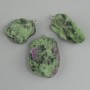 Wisiorek Zoizyt surowy kamień 22x22 mm+- (asortyment rozmiarów)