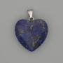 Wisiorek Lapis Lazuli fasetowane serce 20x20 mm+