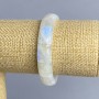 Bransoletka z adularu gładkie ogniwo, średnica 15x12 mm ±, długość 18 cm ± na gumce (strecz)
