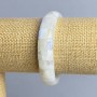 Bransoletka adular gładkie ogniwo, średnica 12x8-9 mm +- , długość 18 cm +- elastyczny sznurek