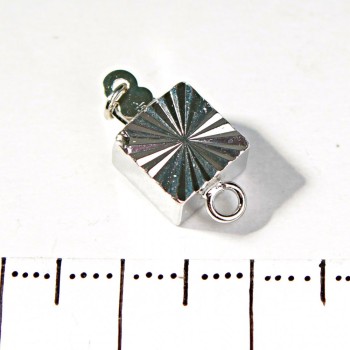 (18 mm) kwadratowy zamek do bransoletek z blokadą