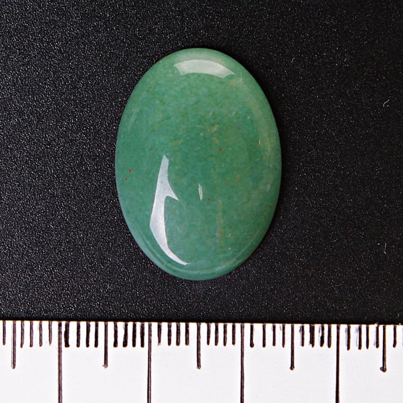 Furnitura jubilerska kaboszon nefryt 25×18 mm