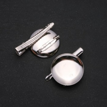 Cena za op. /10 szt. 23 mm Metalowa podstawa do broszki