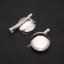 Cena za op. /10 szt. 23 mm Metalowa podstawa do broszki