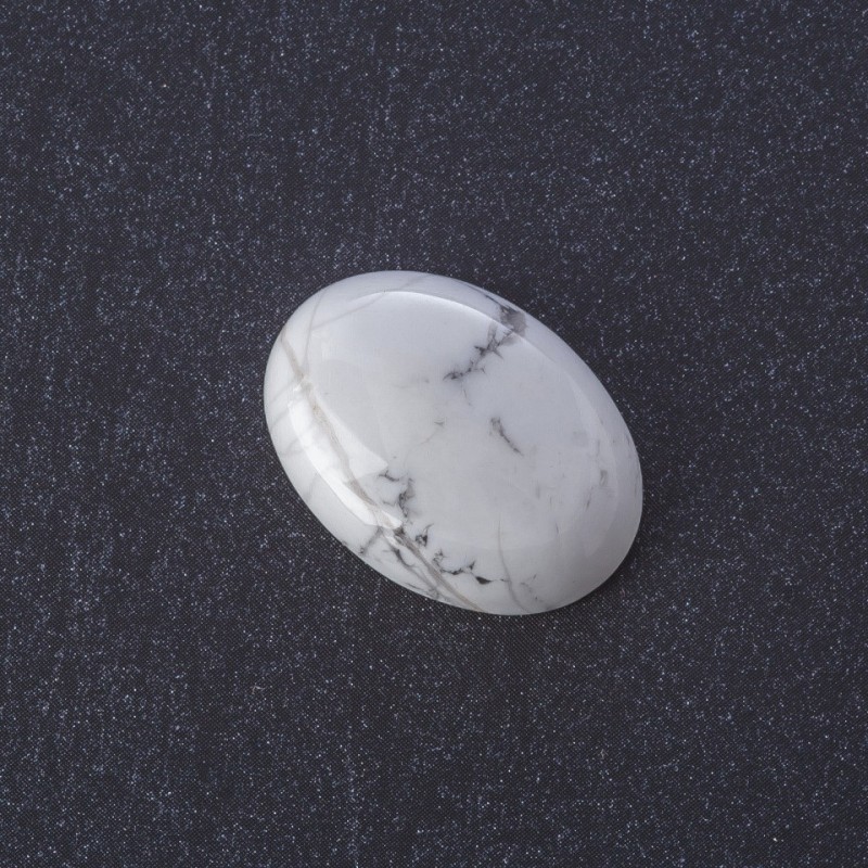Furnitura Kaboszon kaholonowy z naturalnego kamienia 25×18 mm