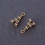 Zawieszka dekoracyjna „Wieża Eiffla” kolor metalu „brązowy” 1,6×0,8 cm, opakowanie 20 g +- 19 szt.