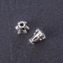 Końcówka do biżuterii, kolor metalu "srebro", długość 10 mm, opakowanie 20 g +/- 24 szt.