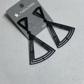 Długie kolczyki wieczorowe, długość 6,5 cm