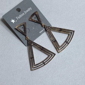 Długie kolczyki wieczorowe, długość 6,5 cm