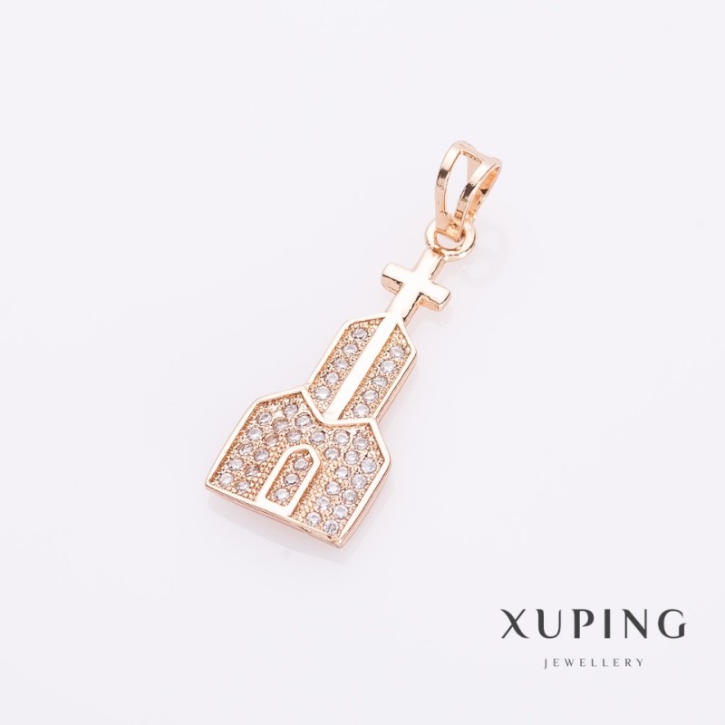 Zawieszka Xuping «Świątynia» 3×1 cm, kolor złoty