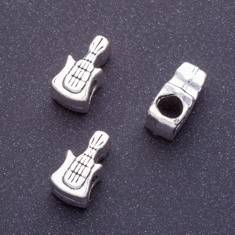 Koralik Pandora w kształcie gitary 8x15mm