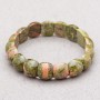 Bransoletka z heliotropu z naturalnym kamieniem 15×12×7 mm+