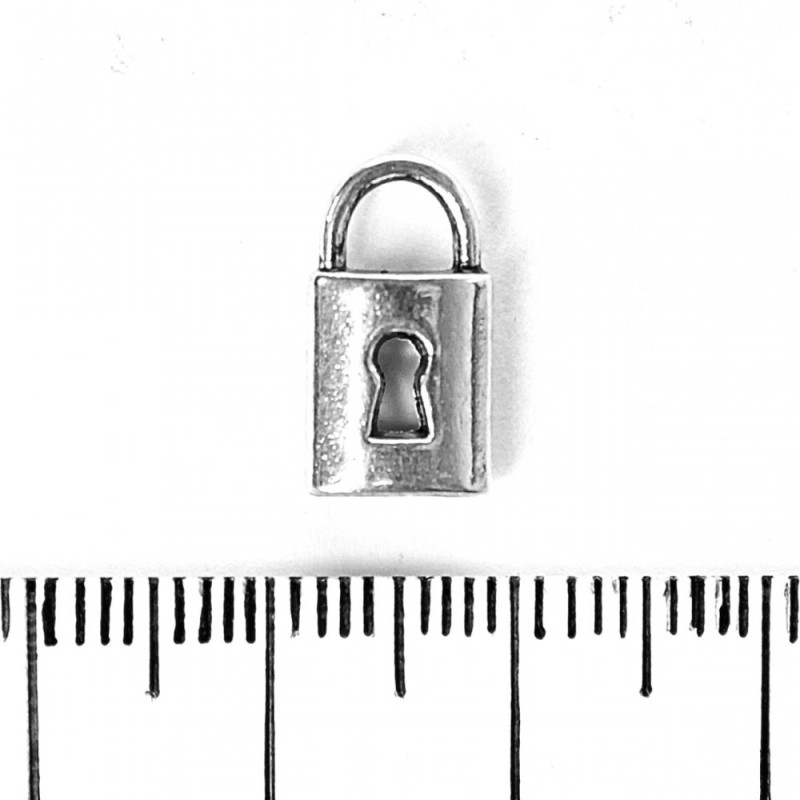 (9 × 7 mm) Zawieszka «Zameczek», opakowanie 20 g, +/- 17 szt.
