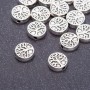 Koralik-wstawka z drewna, średnica 9×3 mm, opakowanie 20 g, ±17 szt.