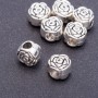 Koralik Rosa wstawka Pandora, średnica 11×8 mm, długość 9 mm, otwór 5 mm, opakowanie 20 g + 7 szt.