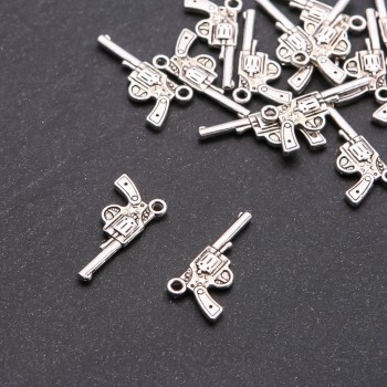 Półfabrykat wisiorek Nagan, średnica 1,8 mm, długość 24×12 mm, opakowanie 16 szt.