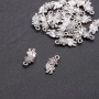Zawieszka 'Rybka', Ø 5 mm, długość 18×8 mm, masa opakowania 20 g, ±21 szt.