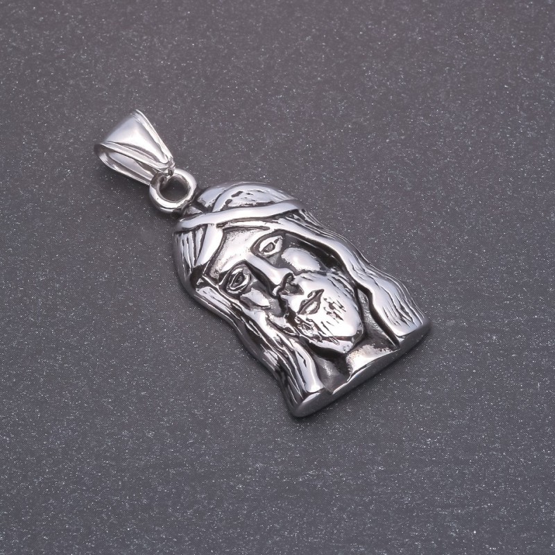 Wisiorek «Lyk» szary metal 20×37×45mm