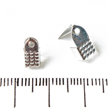 Krympy jubilerskie do sznurka 5×11 mm, op. 50 szt.