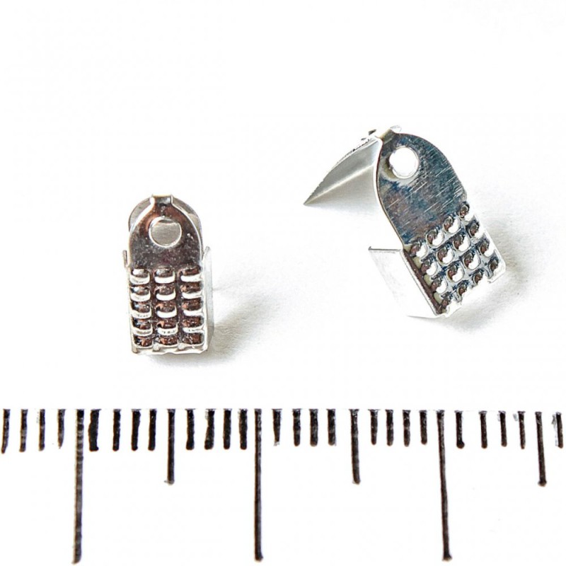 Krympy jubilerskie do sznurka 5×11 mm, op. 50 szt.