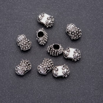 Koralik Pandora Jeżyk – wstawka, średnica 13×10 mm, otwór 4,5 mm, fasetowany, waga 20 g ± 9 szt.