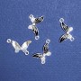 Konektor motyl z czarną emalią 24×12 mm, opakowanie 4 szt.