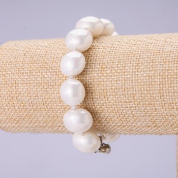 Bransoletka Majorka, średnica 15×12 mm, długość 19 cm