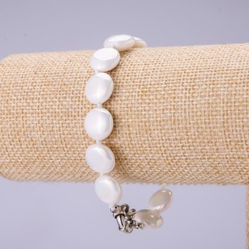 Bransoletka Majorka moneta, średnica 12 mm, długość 20 cm