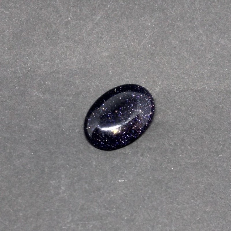 Kaboszon awenturyt niebieski piasek Noc Kairu sztuczny 25×18 mm