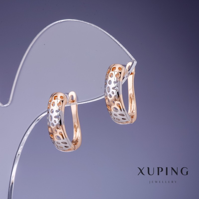 Kolczyki Xuping 5×16 mm «pozłocenie 18K»