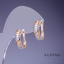 Kolczyki Xuping 5×16 mm «pozłocenie 18K»