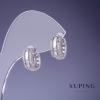 Kolczyki Xuping rhodiowane 5×12 mm