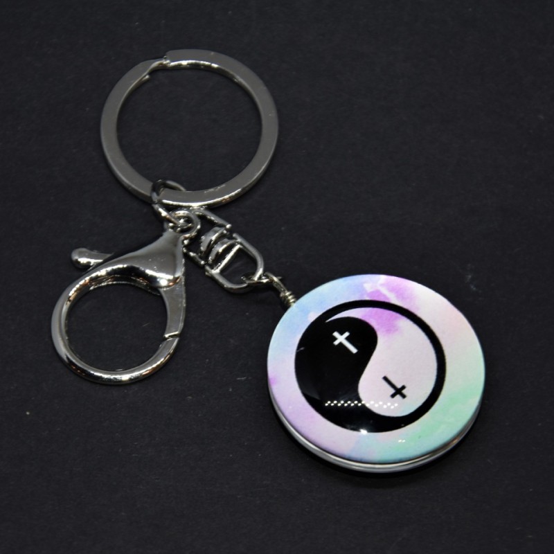 Brelok «Yin Yang Krzyż», długość 10 cm