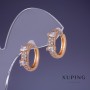 Kolczyki Xuping 16×5 mm „pozłacane 18K”