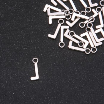 Zawieszka do biżuterii – litera L, 17 × 7 mm, opakowanie 20 g (+/- 30 szt.)