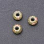 Koralik Pandora z naturalnego heliotropu 14×8 mm, średnica otworu 5,5 mm+