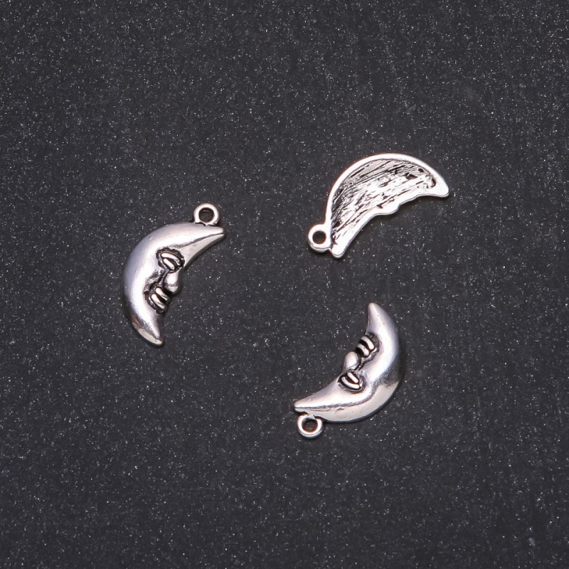 Zawieszka jubilerska „Księżyc” 19×9 mm, opakowanie 20 g ±16 szt.