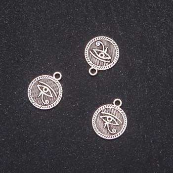 Zawieszka biżuteryjna – Oko Egipskie, 15×18 mm, opakowanie 20 g, 12 szt.