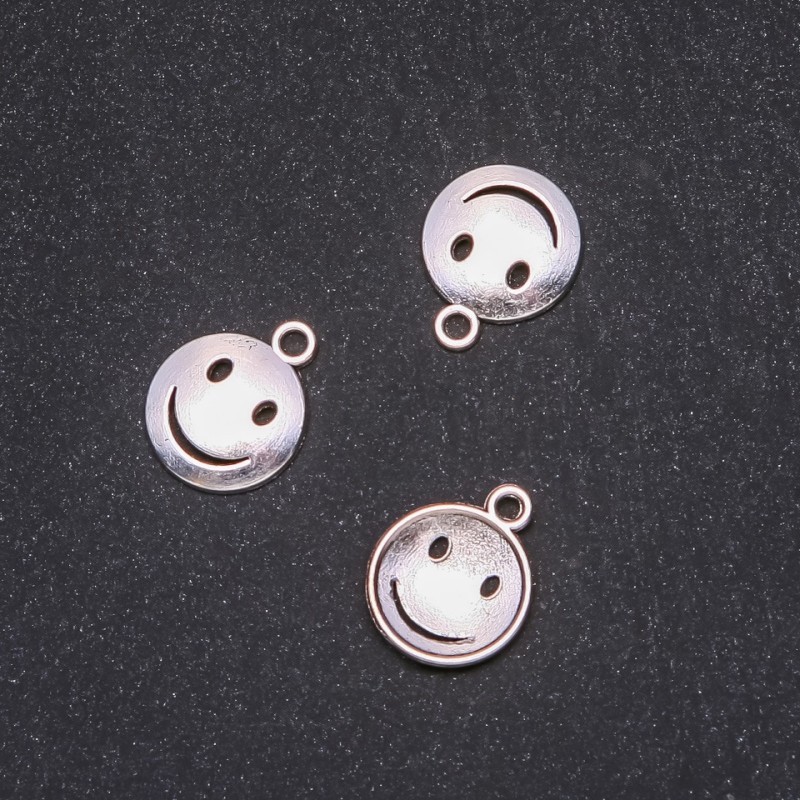 Furnitura jubilerska do wisiorka Smajl 15×18 mm, opakowanie 20 g, 20 szt.